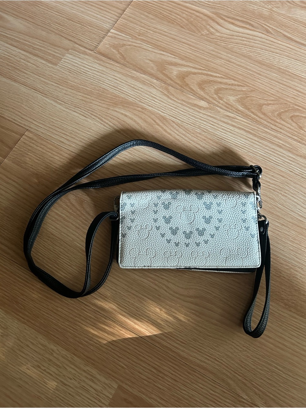 Disney Parks Mickey Mouse Logo Crossbody Wallet Bag